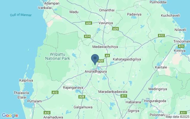 Kaart met locatie Boeddha Samadhi
